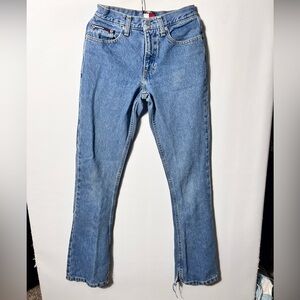Tommy Hilfiger Vintage 90s Light Blue Boot Leg Jeans sz 3